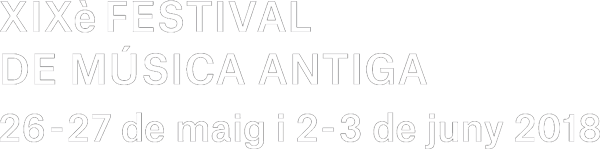 Dinovè Festival de Música Antiga, que tindrà lloc a Tiana els dies vint i cinc i vit i sis de maig i dos i tres de juny del dos mil divuit