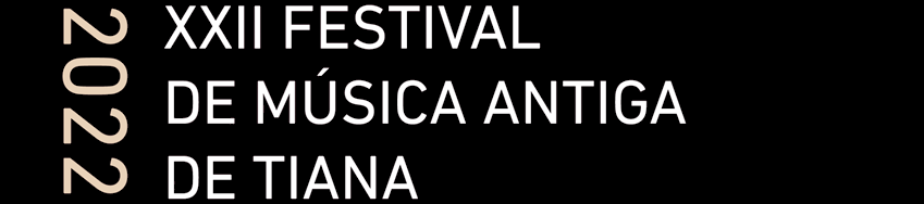 En color crema clar, 2022 i en color blanc, Vintidosè Festival de Música Antiga de Tiana