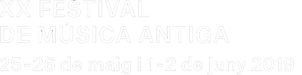 Vintè Festival de Música Antiga, que tindrà lloc a Tiana els dies vint i cinc i vint i sis de maig i ú i dos de juny del dos mil dinou